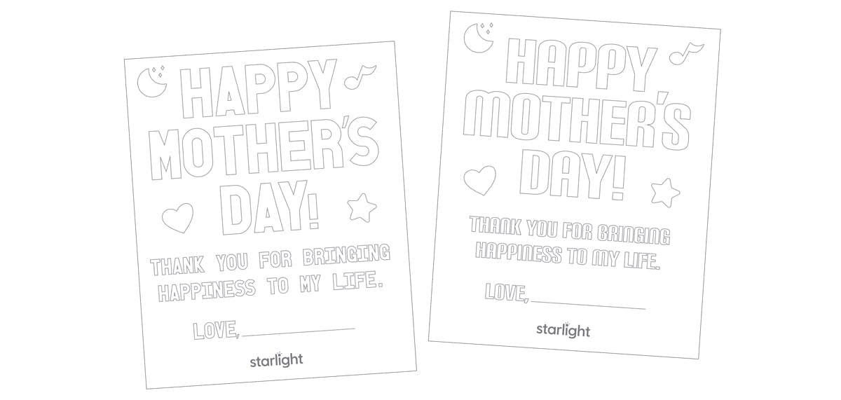 happy mother's day coloring page